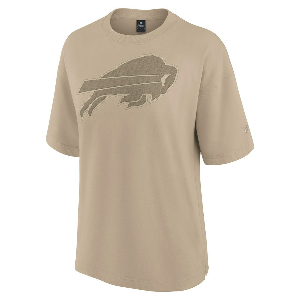 Buffalo Bills Women's Oversized Elements T-Shirt Khaki