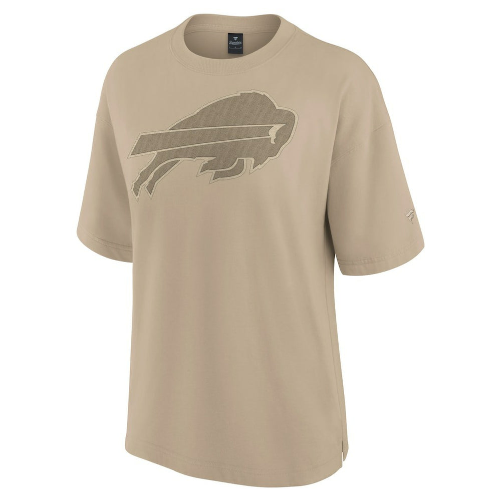 Buffalo Bills Women's Oversized Elements T-Shirt Khaki