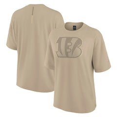 Cincinnati Bengals Women's Oversized Elements T-Shirt Khaki
