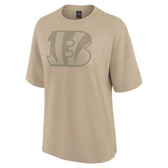 Cincinnati Bengals Women's Oversized Elements T-Shirt Khaki