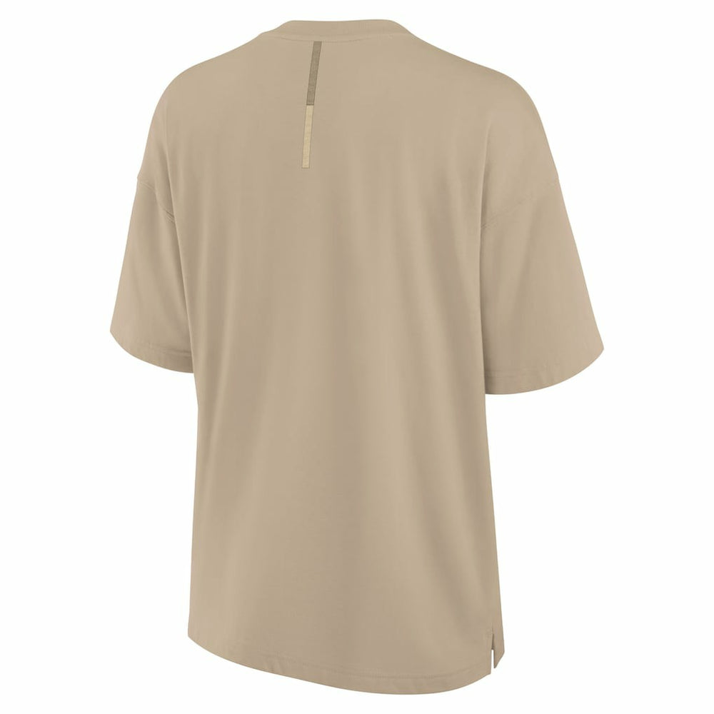 Cincinnati Bengals Women's Oversized Elements T-Shirt Khaki