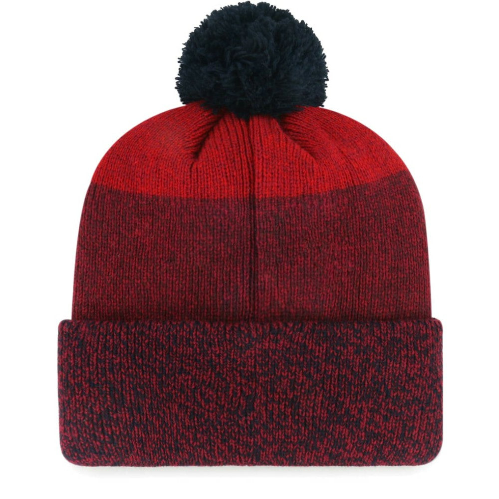 Boston Red Sox '47 Darkfreeze Cuffed Knit Hat with Pom - Red Hats