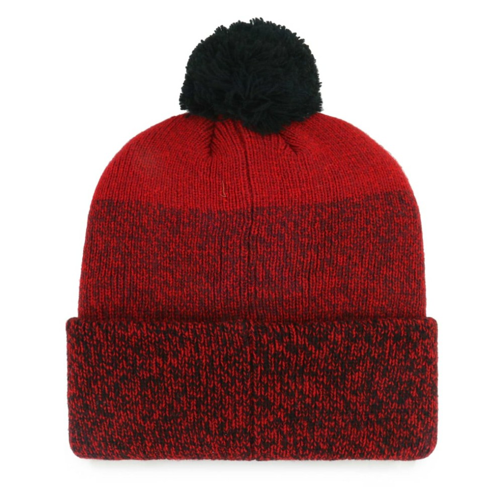 Washington Nationals '47 Darkfreeze Cuffed Knit Hat with Pom - Red Hats