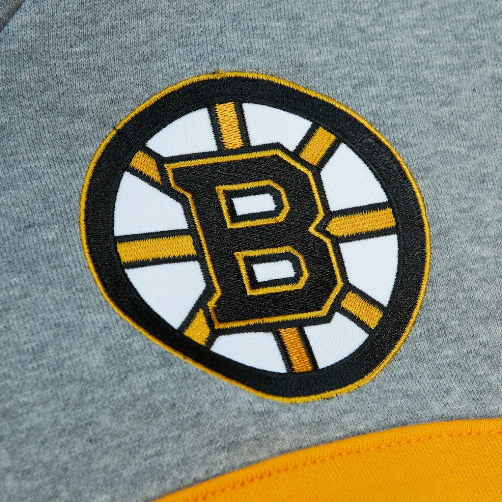 NHL Boston Bruins Head Coach Pullover Hoodie - Black/Gray