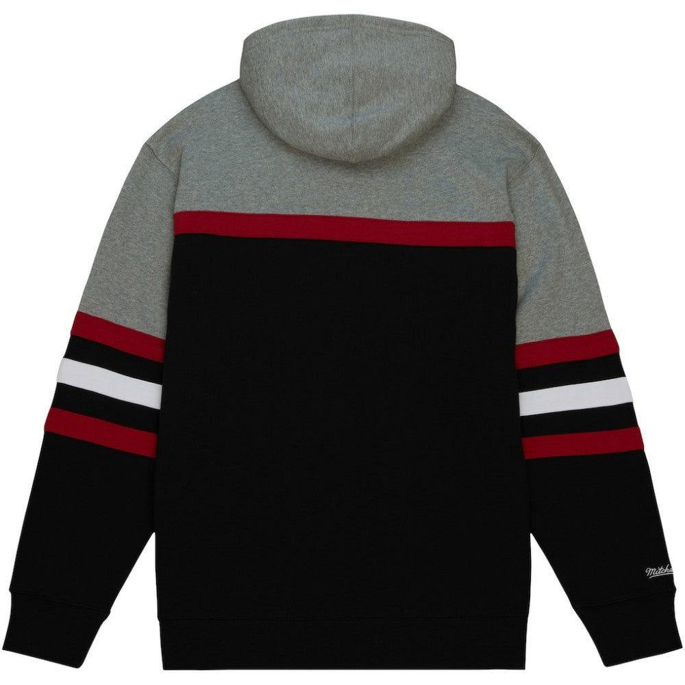 NHL Chicago Blackhawks Head Coach Pullover Hoodie - Black/Gray