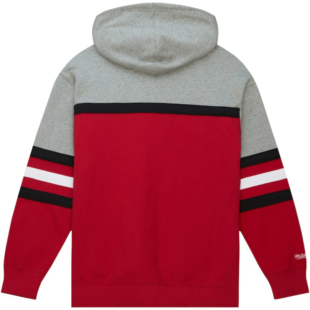 NHL Detroit Red Wings Head Coach Pullover Hoodie - Red/Gray