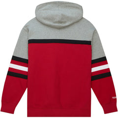 NHL Detroit Red Wings Head Coach Pullover Hoodie - Red/Gray