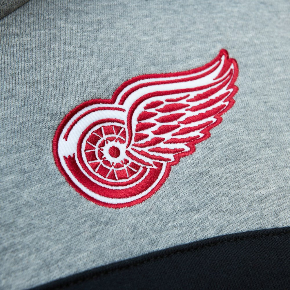 NHL Detroit Red Wings Head Coach Pullover Hoodie - Red/Gray