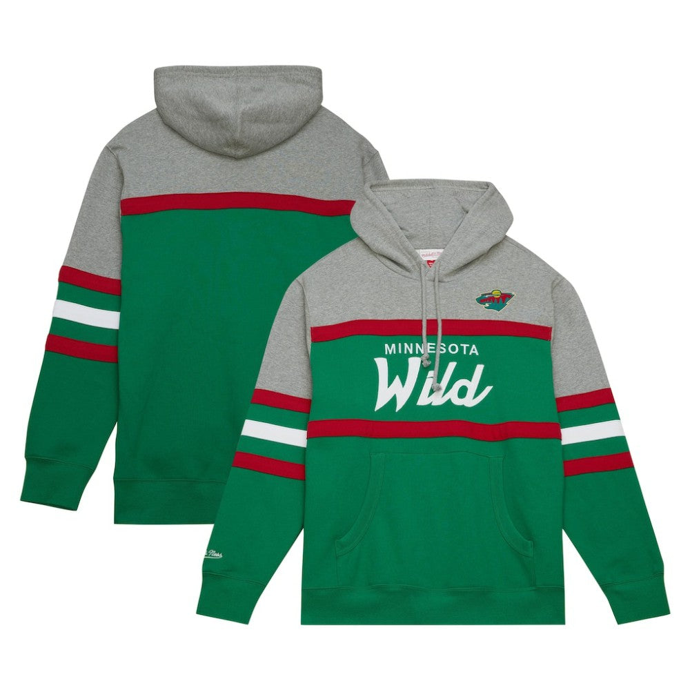 NHL Minnesota Wild Head Coach Pullover Hoodie - Green/Gray