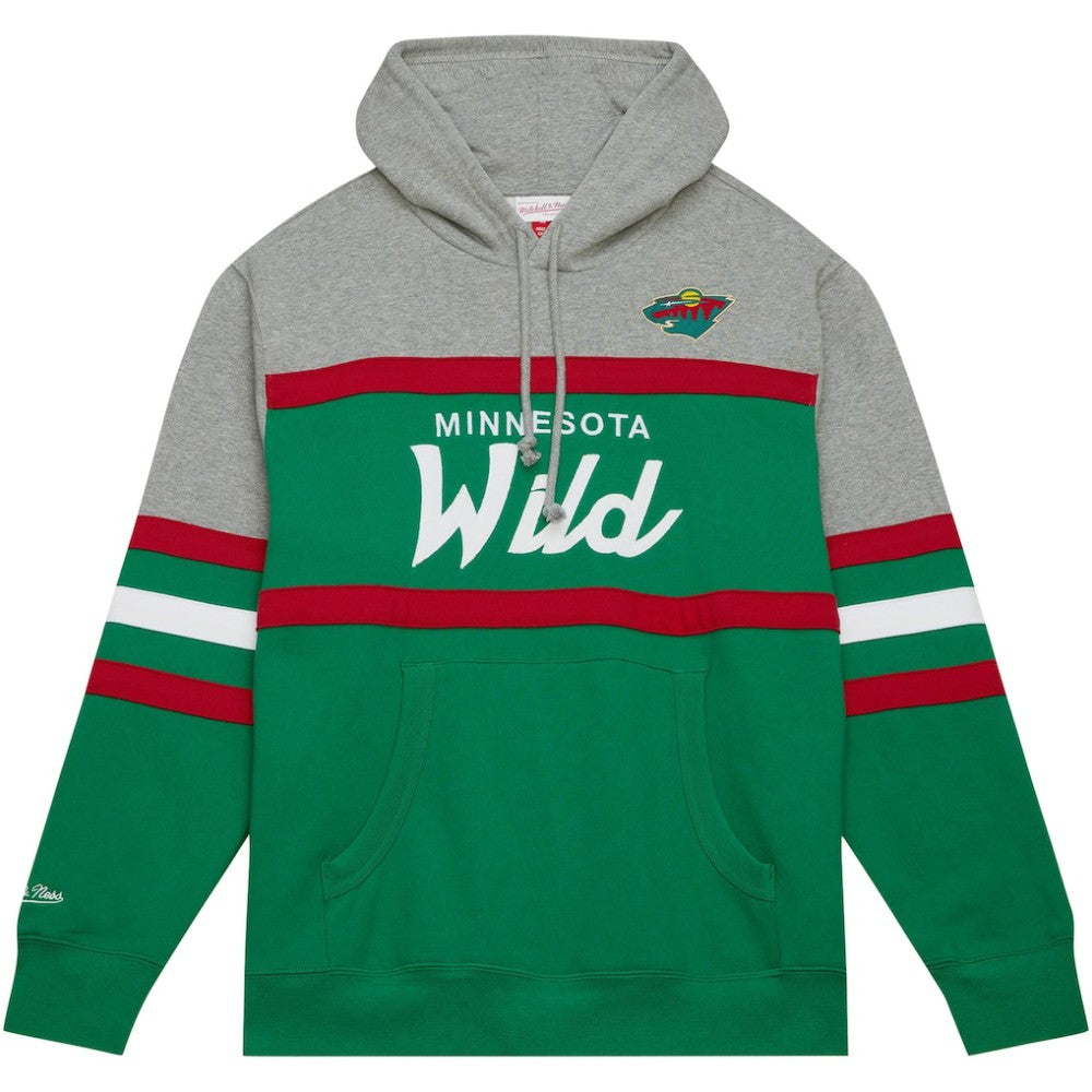 NHL Minnesota Wild Head Coach Pullover Hoodie - Green/Gray