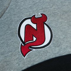 NHL New Jersey Devils Head Coach Pullover Hoodie - Red/Gray