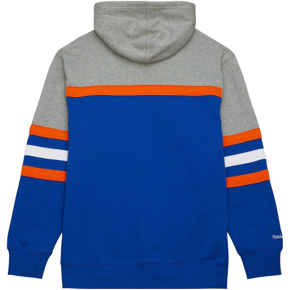 NHL New York Islanders Head Coach Pullover Hoodie - Royal/Gray