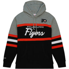 NHL Philadelphia Flyers Head Coach Pullover Hoodie - Black/Gray