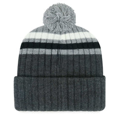Chicago White Sox '47 Stack Cuffed Knit Hat with Pom - Gray Hats