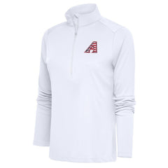 Arizona Diamondbacks Antigua Women's Patriotic Tribute Half-Zip Pullover Top - White Pullover