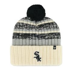 Chicago White Sox '47 Tavern Cuffed Knit Hat with Pom - Natural Hats