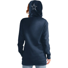 Dallas Cowboys G-III 4Her by Carl Banks Women's Extra Inning Pullover Hoodie Navy