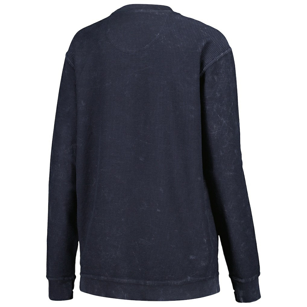 Dallas Cowboys G-III 4Her by Carl Banks Women's Comfy Cord Pullover Sweatshirt Navy
