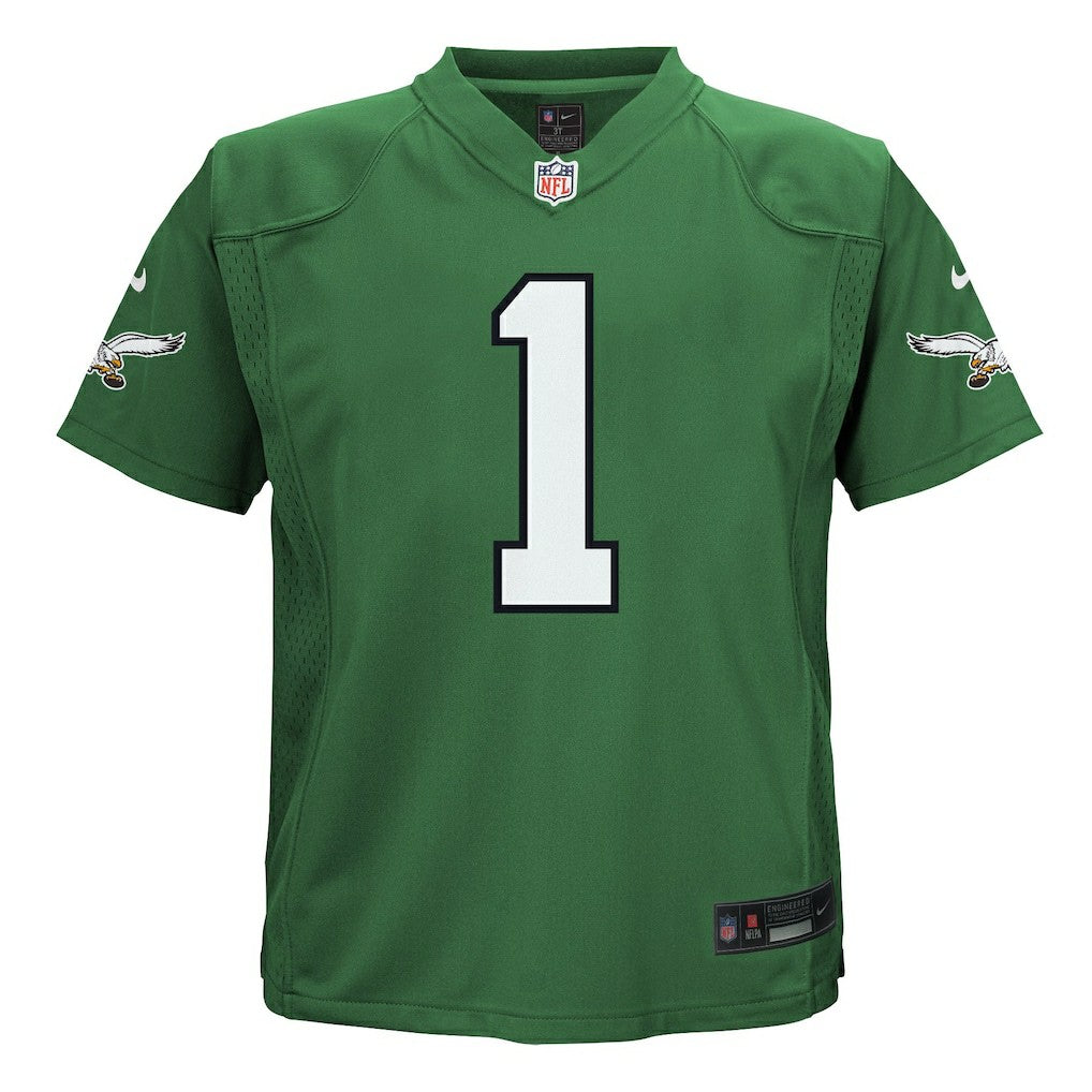 Jalen Hurts Philadelphia Eagles Preschool Game Jersey Kelly Green