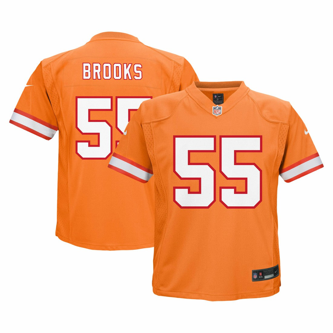 Derrick Brooks Tampa Bay Buccaneers Preschool Retired Player Game Jersey Orange