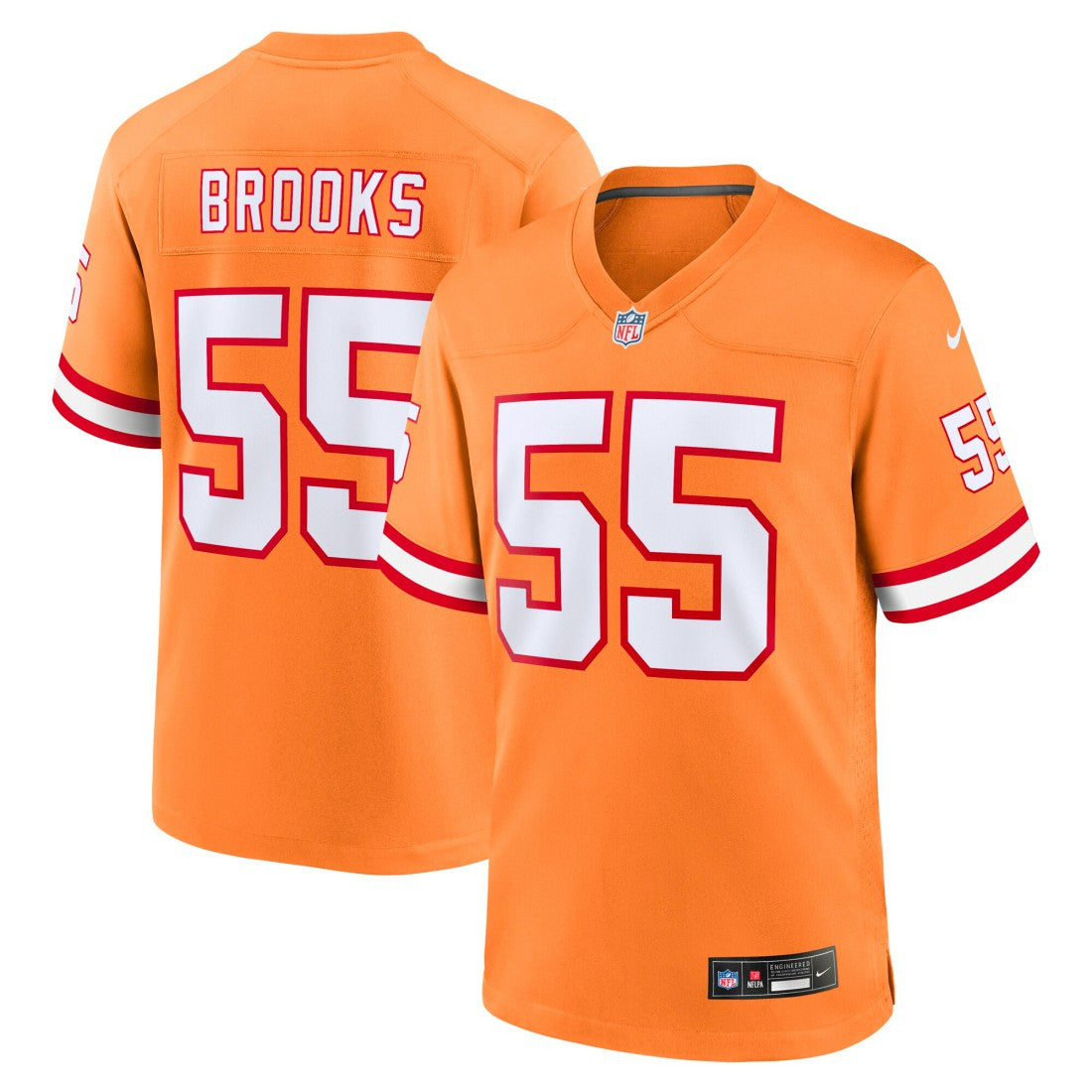 Derrick Brooks Tampa Bay Buccaneers Youth Retired Player Game Jersey Orange