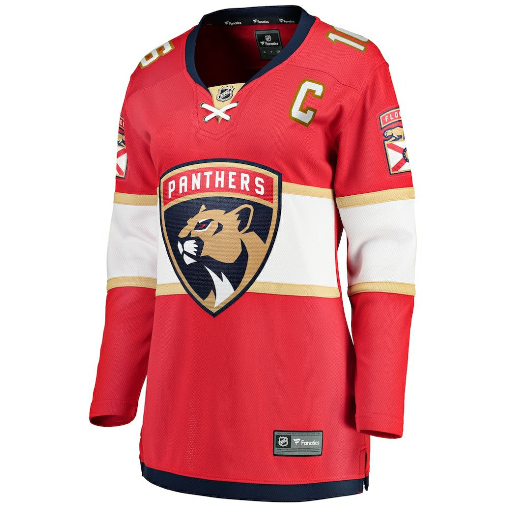 NHL Aleksander Barkov Florida Panthers Fanatics Women's Captain Patch Home Breakaway Player Jersey - Red