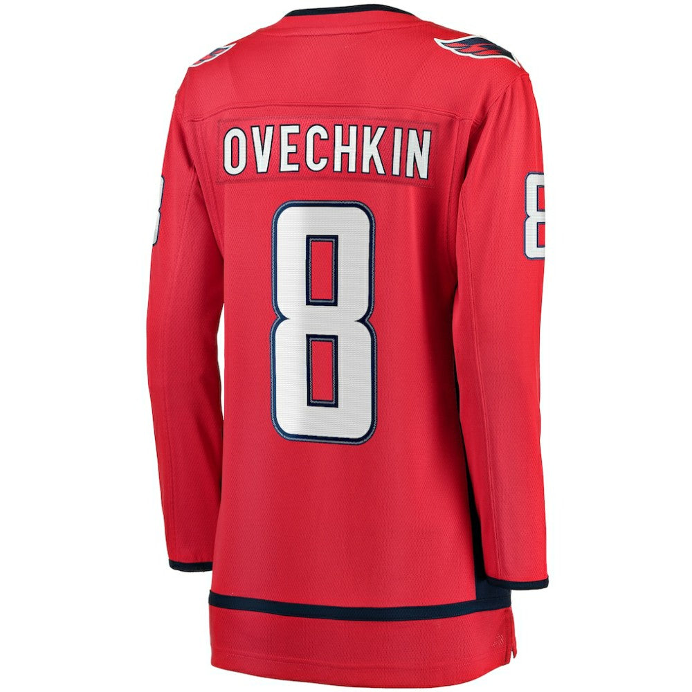 NHL Alexander Ovechkin Washington Capitals Fanatics Women's Captain Patch Home Breakaway Player Jersey - Red