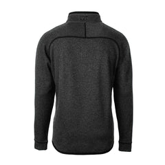Philadelphia Eagles Cutter & Buck Gridiron Classics Big & Tall Mainsail Sweater-Knit Half-Zip Pullover Jacket Heather Gray