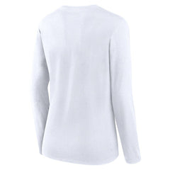 Chicago White Sox Fanatics Women's Lightweight Fitted Long Sleeve T-Shirt - White T-shirts