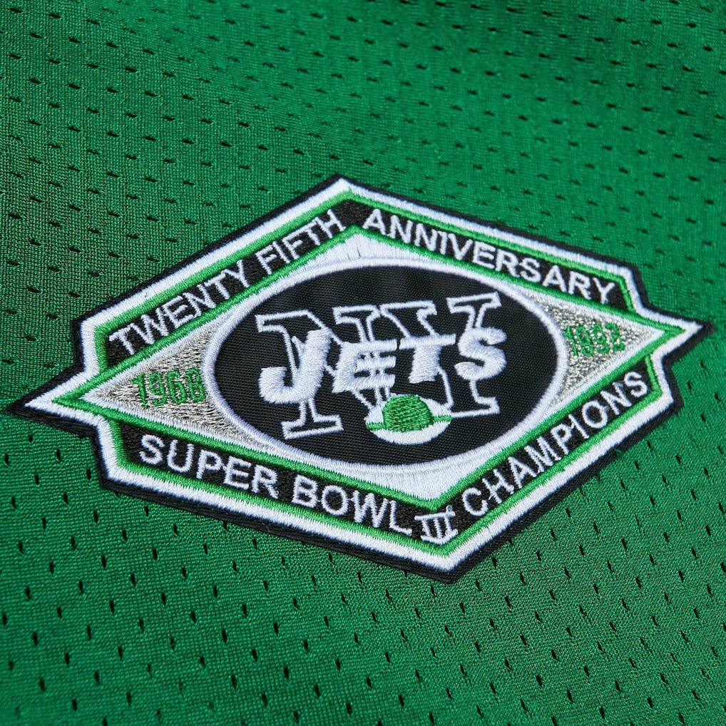 Boomer Esiason New York Jets 1993 Authentic Throwback Retired Player Pocket Jersey Kelly Green