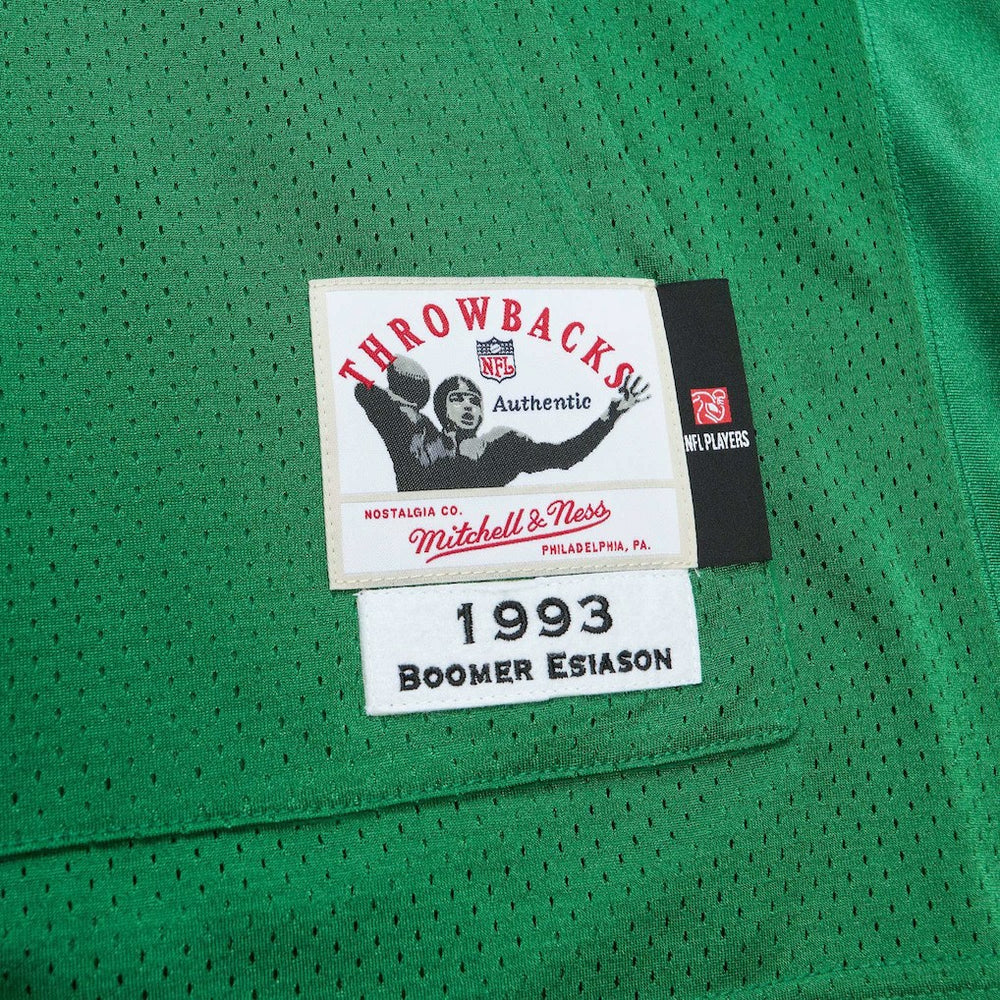 Boomer Esiason New York Jets 1993 Authentic Throwback Retired Player Pocket Jersey Kelly Green