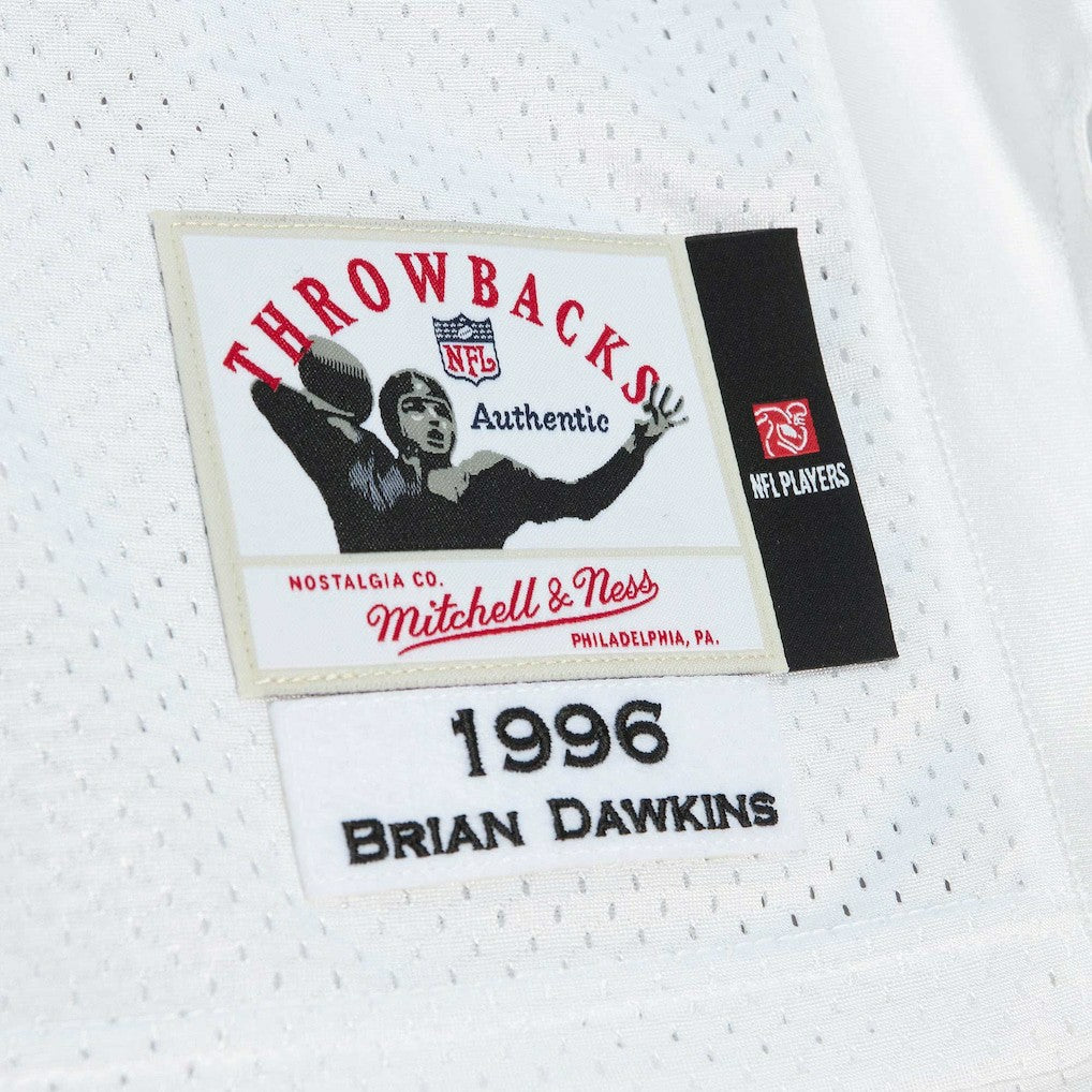 Brian Dawkins Philadelphia Eagles 1996 Authentic Throwback Retired Player Jersey White