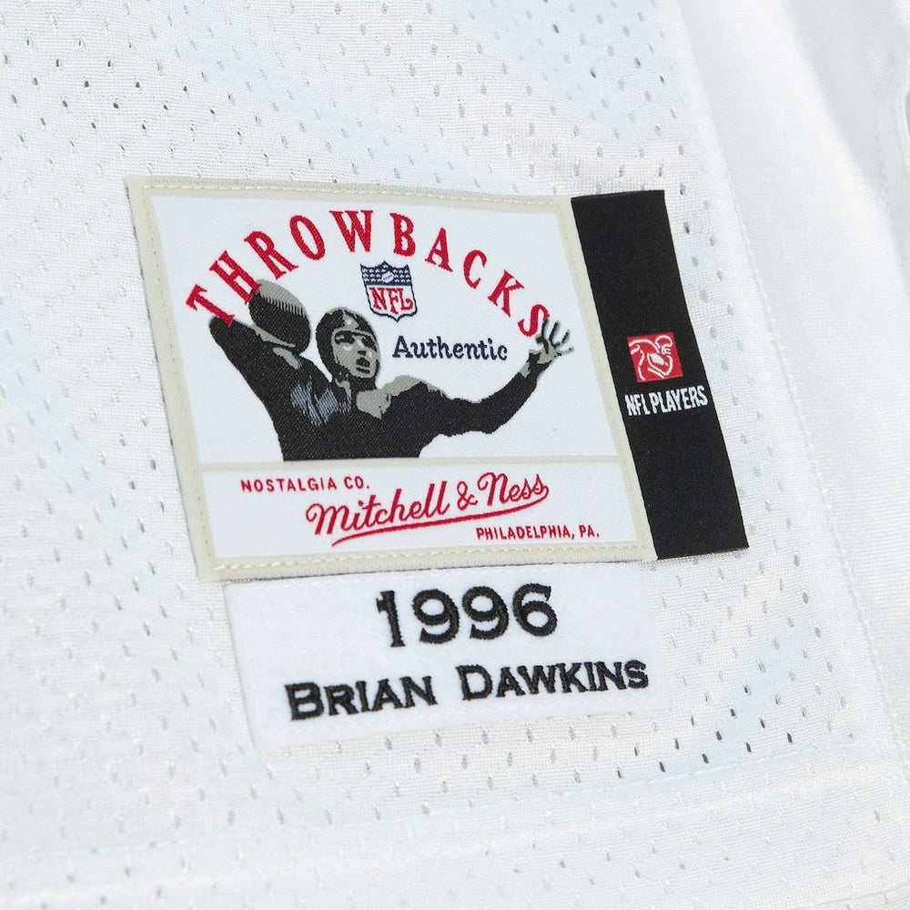 Brian Dawkins Philadelphia Eagles 1996 Authentic Throwback Retired Player Jersey White