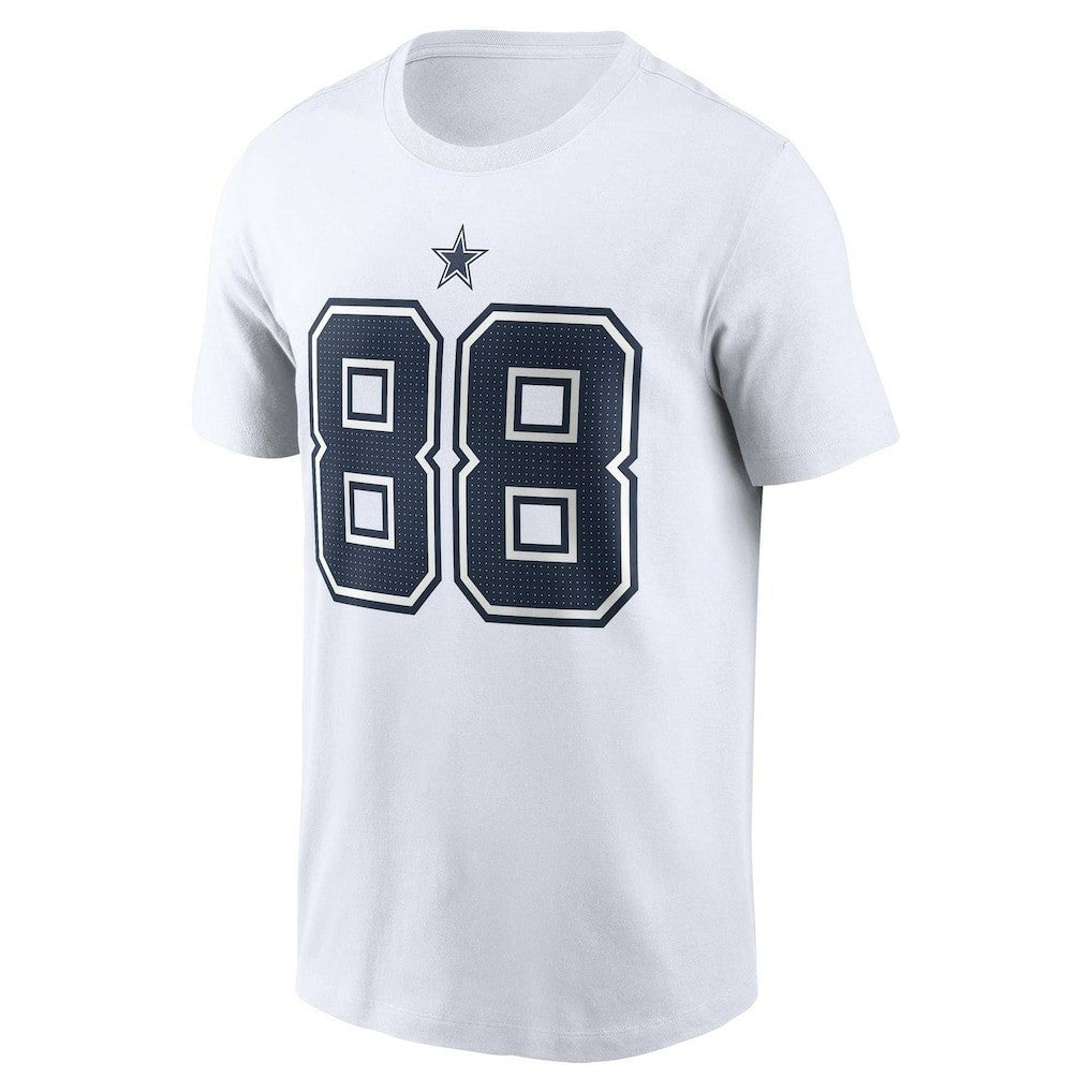 CeeDee Lamb Dallas Cowboys Player Name & Number T-Shirt White