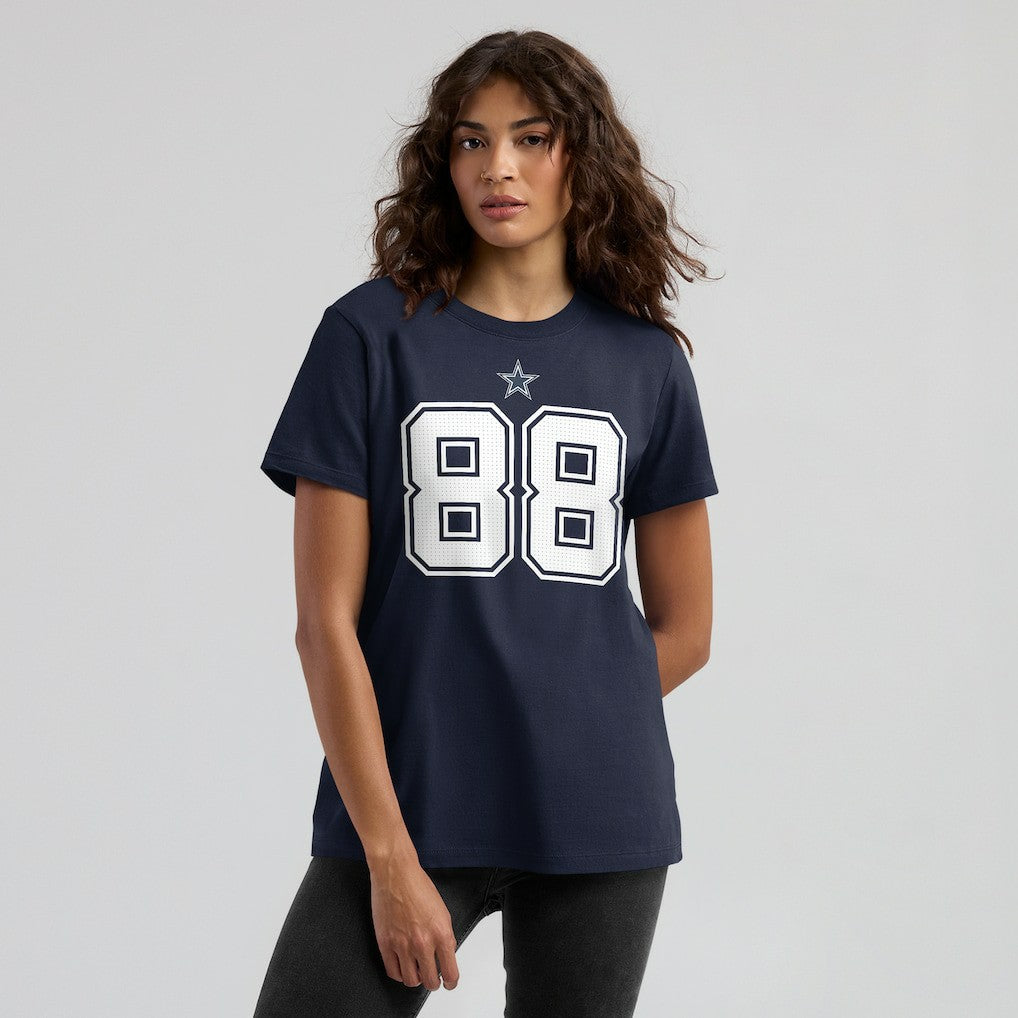CeeDee Lamb Dallas Cowboys Women's Player Name & Number T-Shirt Navy