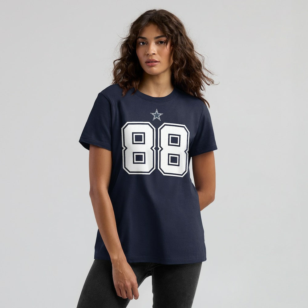 CeeDee Lamb Dallas Cowboys Women's Player Name & Number T-Shirt Navy