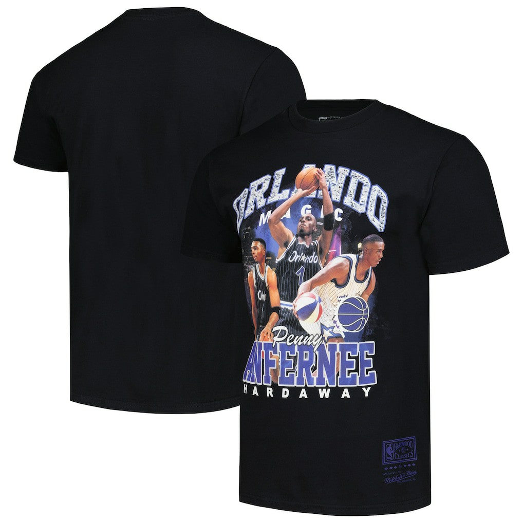 Penny Hardaway Orlando Magic Hardwood Classics Bling Concert Player T-Shirt Black