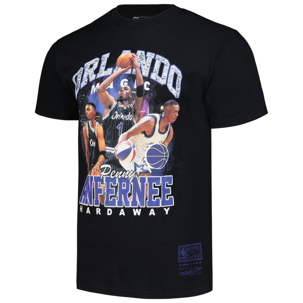 Penny Hardaway Orlando Magic Hardwood Classics Bling Concert Player T-Shirt Black