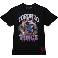 Vince Carter Toronto Raptors Hardwood Classics Bling Concert Player T-Shirt Black