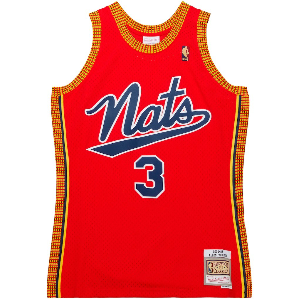 Allen Iverson Philadelphia 76ers 2004/05 Hardwood Classics Swingman Jersey Red