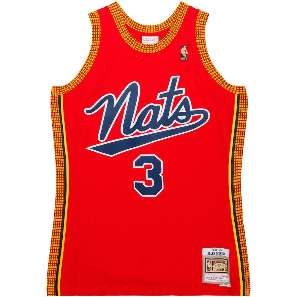 Allen Iverson Philadelphia 76ers 2004/05 Hardwood Classics Swingman Jersey Red