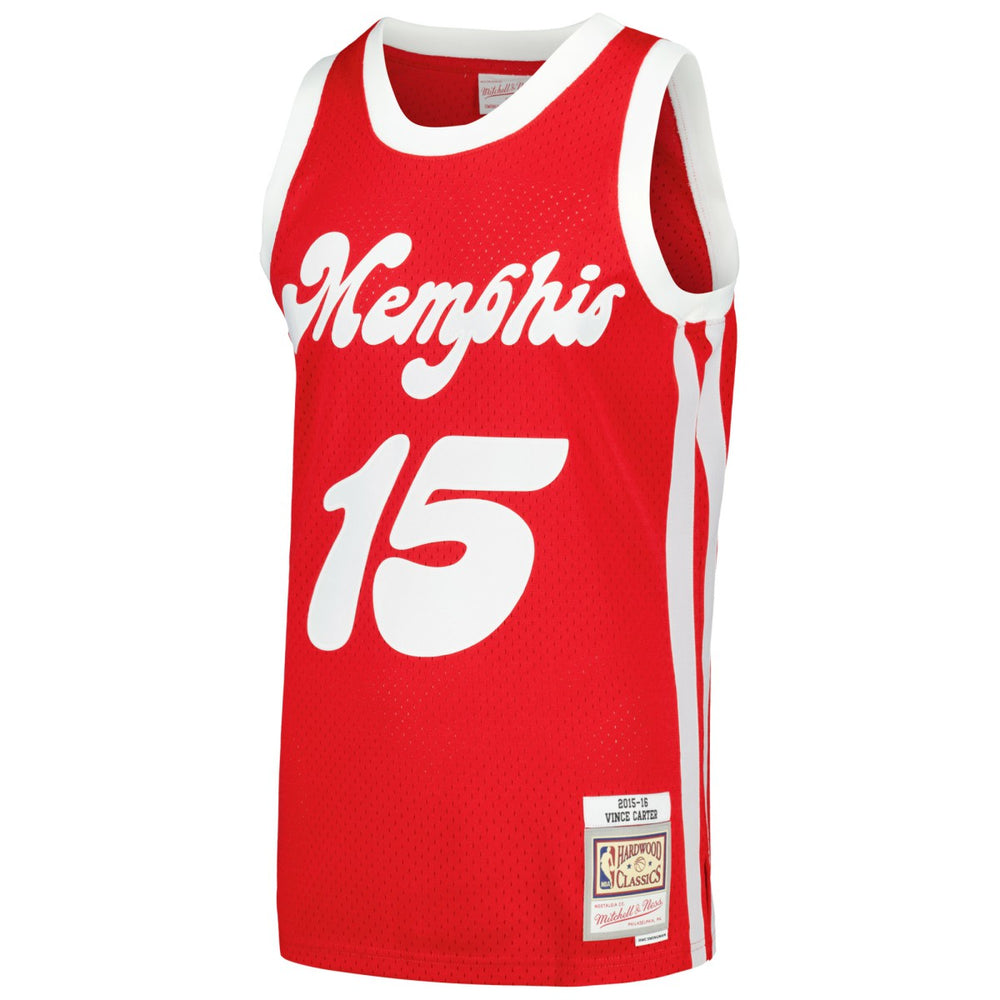 Vince Carter Memphis Grizzlies 2015/16 Hardwood Classics Swingman Jersey Red