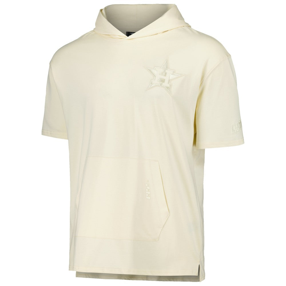 Houston Astros Pro Standard Neutral Hoodie T-Shirt - Cream Hoodies