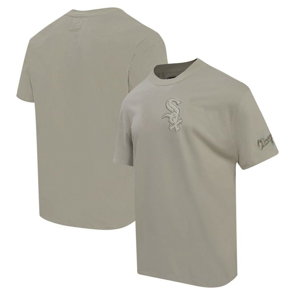 Chicago White Sox Pro Standard Oversized Neutral CJ Dropped Shoulders T-Shirt - Tan T-shirts