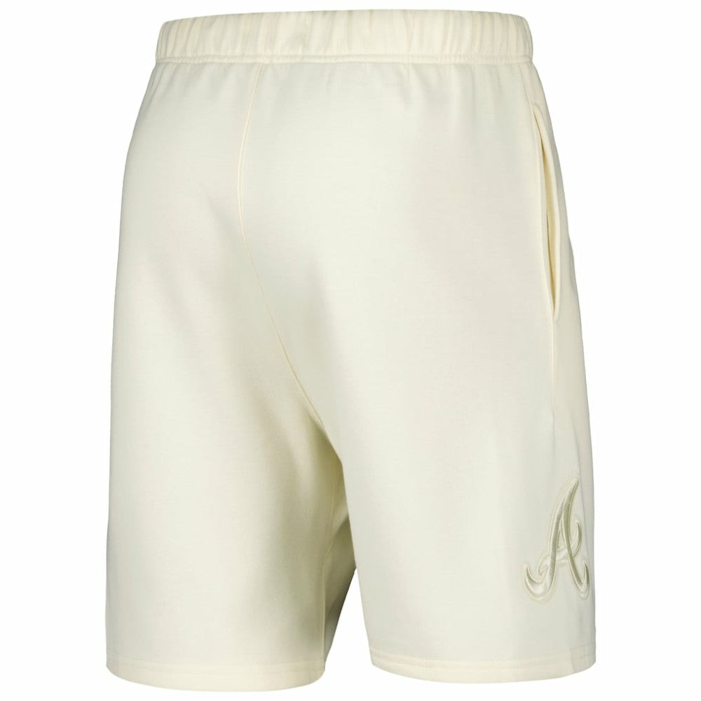 Atlanta Braves Pro Standard Neutral Fleece Shorts - Cream Shorts