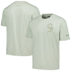 Colorado Rockies Pro Standard Oversized Neutral CJ Dropped Shoulders T-Shirt - Mint T-shirts
