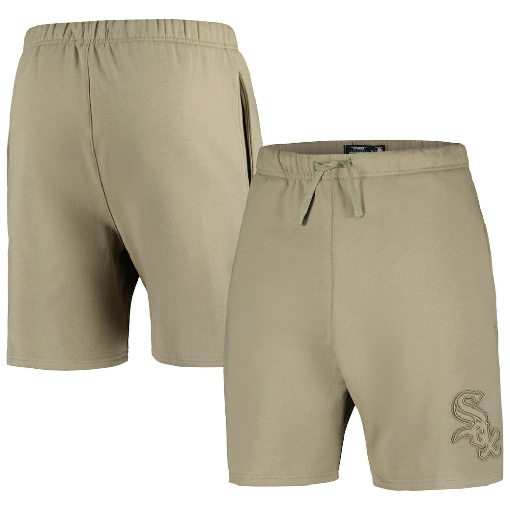 Chicago White Sox Pro Standard Neutral Fleece Shorts - Khaki Shorts