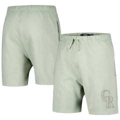 Colorado Rockies Pro Standard Neutral Fleece Shorts - Light Green Shorts