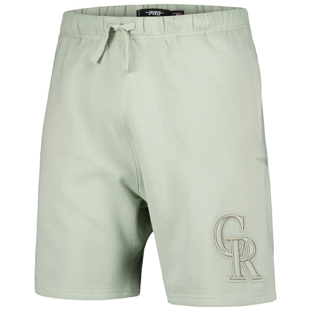 Colorado Rockies Pro Standard Neutral Fleece Shorts - Light Green Shorts