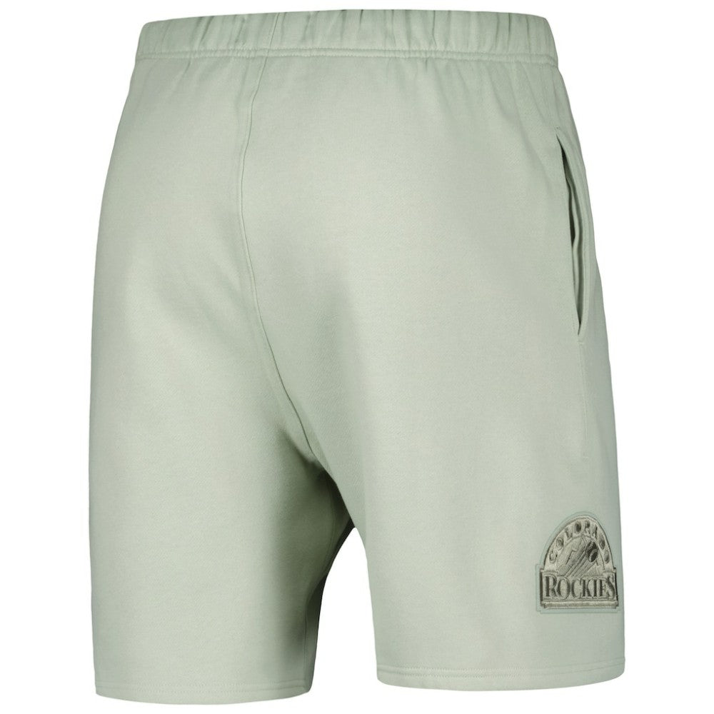Colorado Rockies Pro Standard Neutral Fleece Shorts - Light Green Shorts